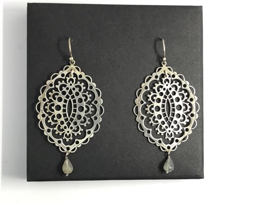 Pendientes Laurent Gandini Mujer Giudecca in Plata OR.117 - OR.117